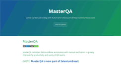 Desktop Screenshot of masterqa.com