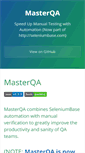 Mobile Screenshot of masterqa.com