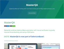 Tablet Screenshot of masterqa.com